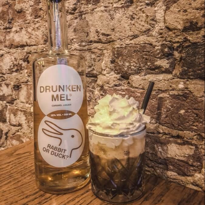 Drunken Koffie met caramel likeur